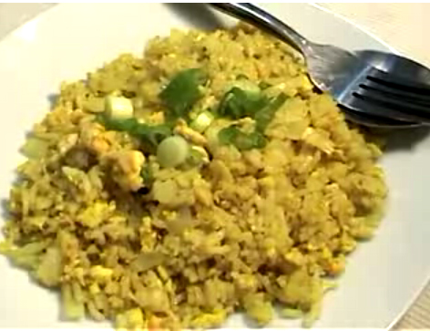 Curried Chinese Fried Rice  